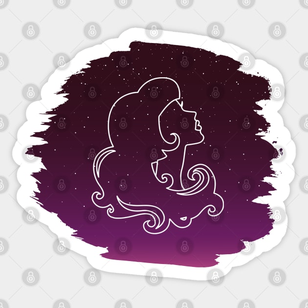 Virgo Sticker by Elysart